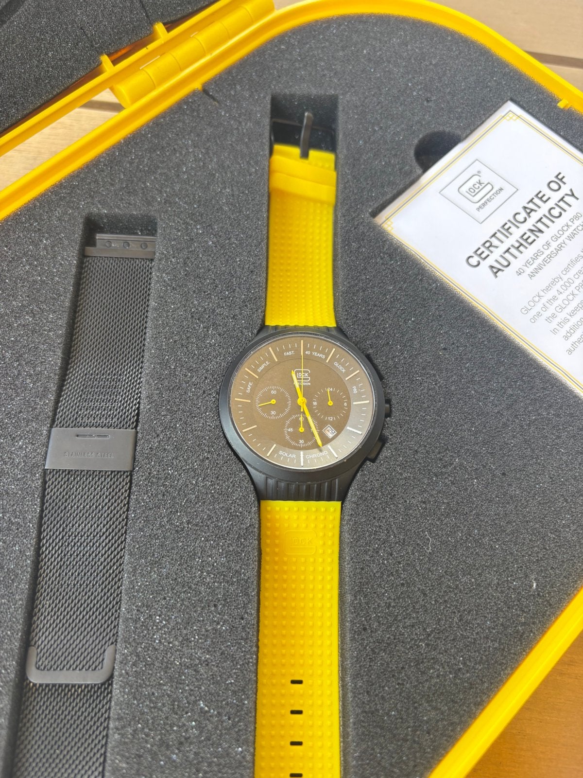 GLOCK P80 Chrono Watch Limited Edition (40 Years)— Full Set, Ophalen of Verzenden, Zo goed als nieuw