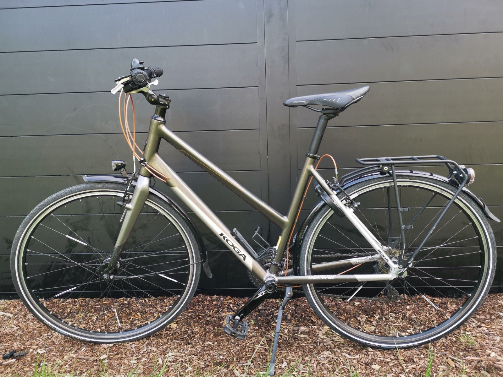 Koga Deluxe damesfiets maat 50, Fietsen en Brommers, Ophalen, 28 inch, Gebruikt, Velgrem