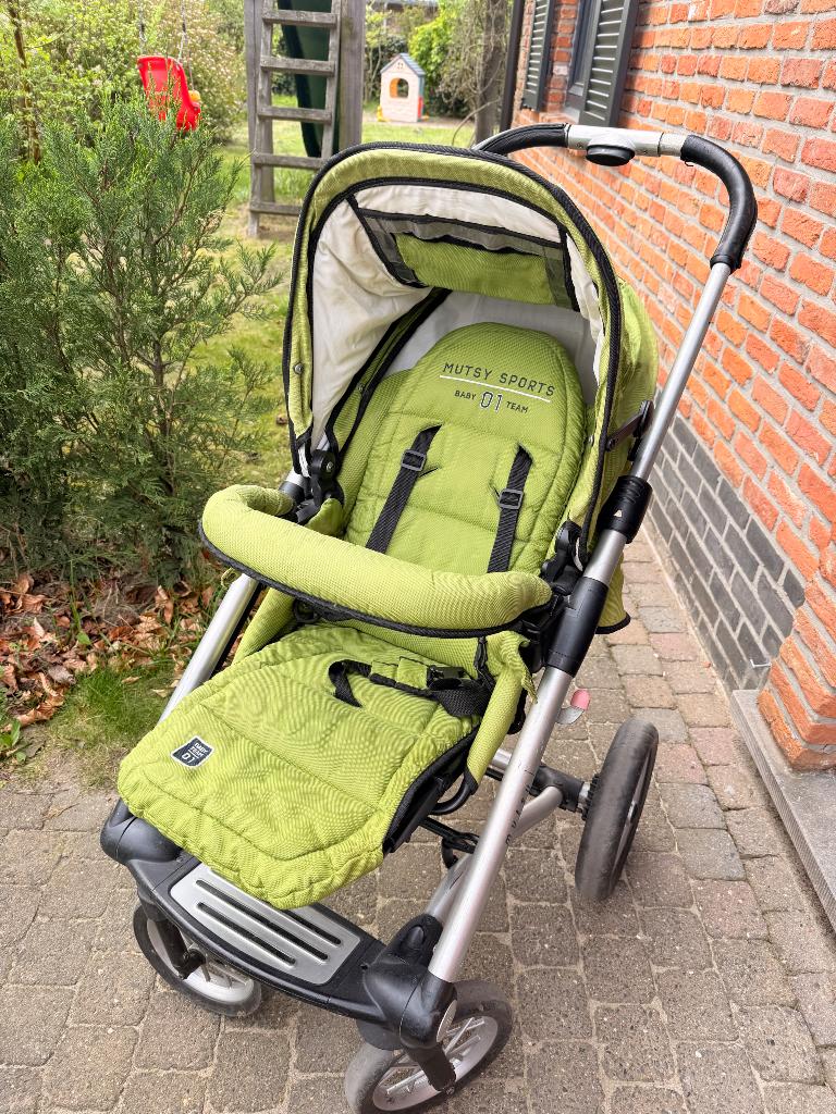kinderwagen merk Mutsy inclusief maxi cosi, Ophalen, Gebruikt, Combiwagen, Met autostoeltje