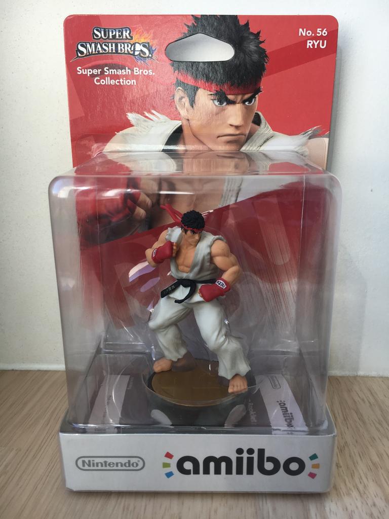 Amiibo Ryu N.56 (Super Smash Bros), Games en Spelcomputers, Ophalen of Verzenden, Nieuw