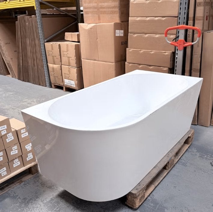 Design Half Vrijstaand Ligbad 150 cm Ovaal Wit SALE nr379, Maison & Meubles, Accessoires pour la Maison | Autre, Neuf, Blanc, Enlèvement ou Envoi