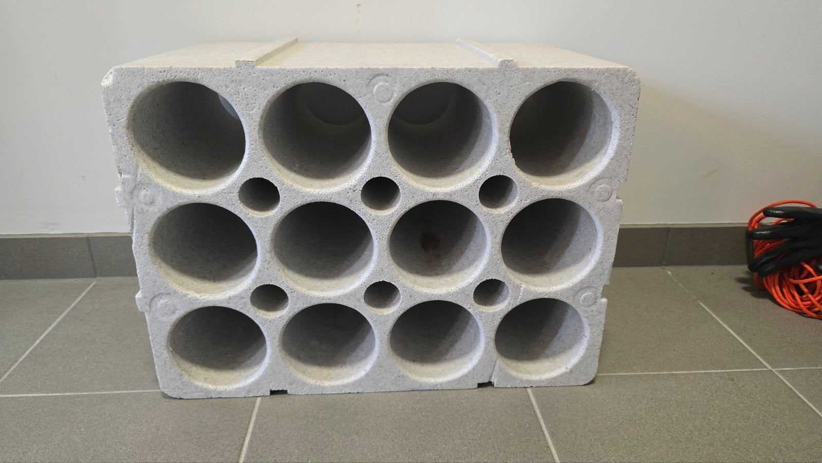 flessenrek of wijnrek van polystyreen voor 12 flessen, Huis en Inrichting, Ophalen of Verzenden, Zo goed als nieuw