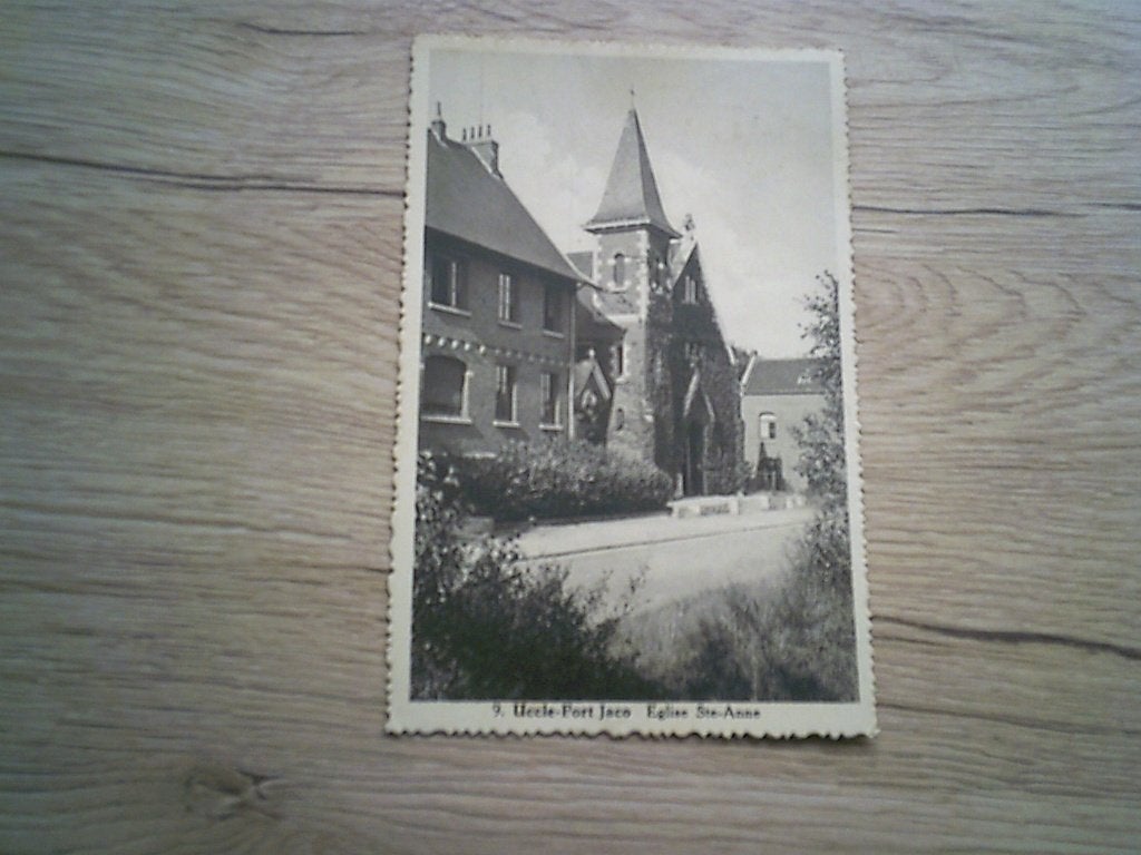 UCCLE - UKKEL: N 9 Fort-Jaco. Eglise Ste. Anne, Collections, Cartes postales | Belgique, Enlèvement ou Envoi, 1920 à 1940, Affranchie