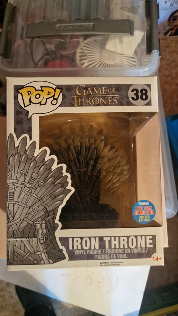Funko Pop Game of Thrones 38 Iron Throne limited edition, Ophalen of Verzenden