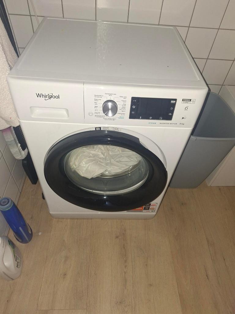 Lave-linge Whirlpool, 6 tot 8 kg, Ophalen, Zo goed als nieuw, 85 tot 90 cm