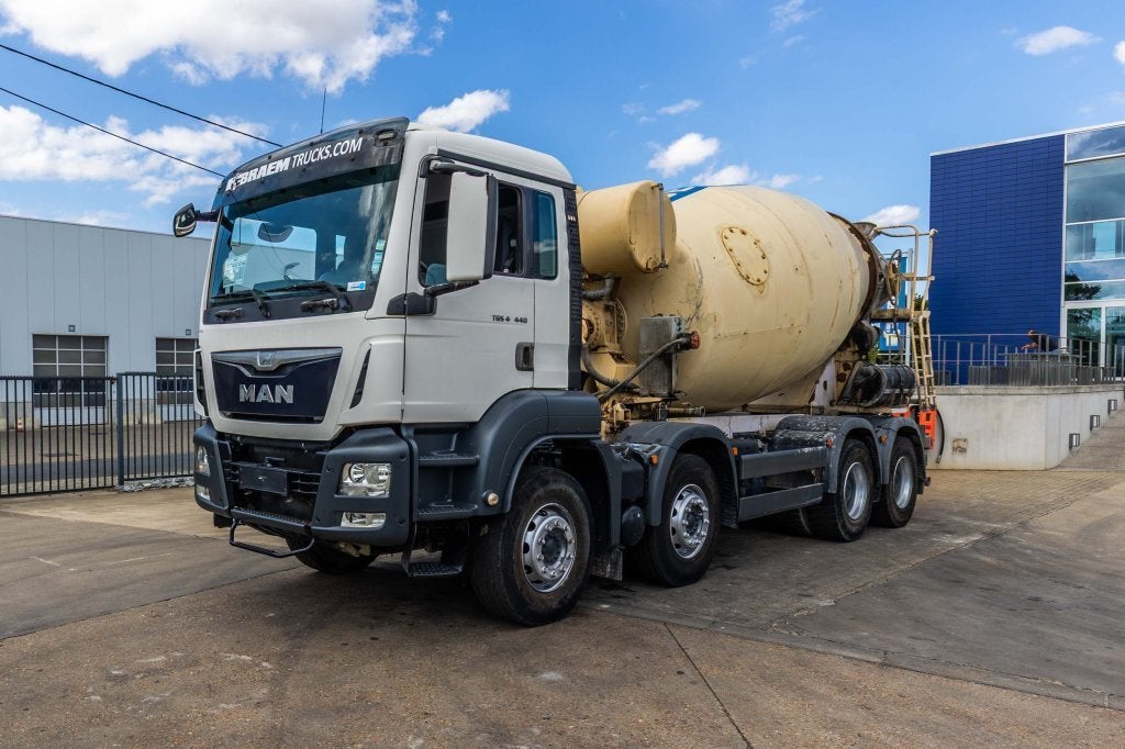 MAN TGS 41.440 BB - MIXER 9M3 (bj 2015), Auto's, Vrachtwagens, 324 kW, Achterwielaandrijving, Euro 6, Wit
