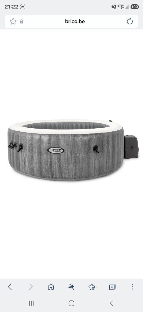 Jacuzzi intex 4 personnes., Enlèvement, Comme neuf, Filtre, Gonflable