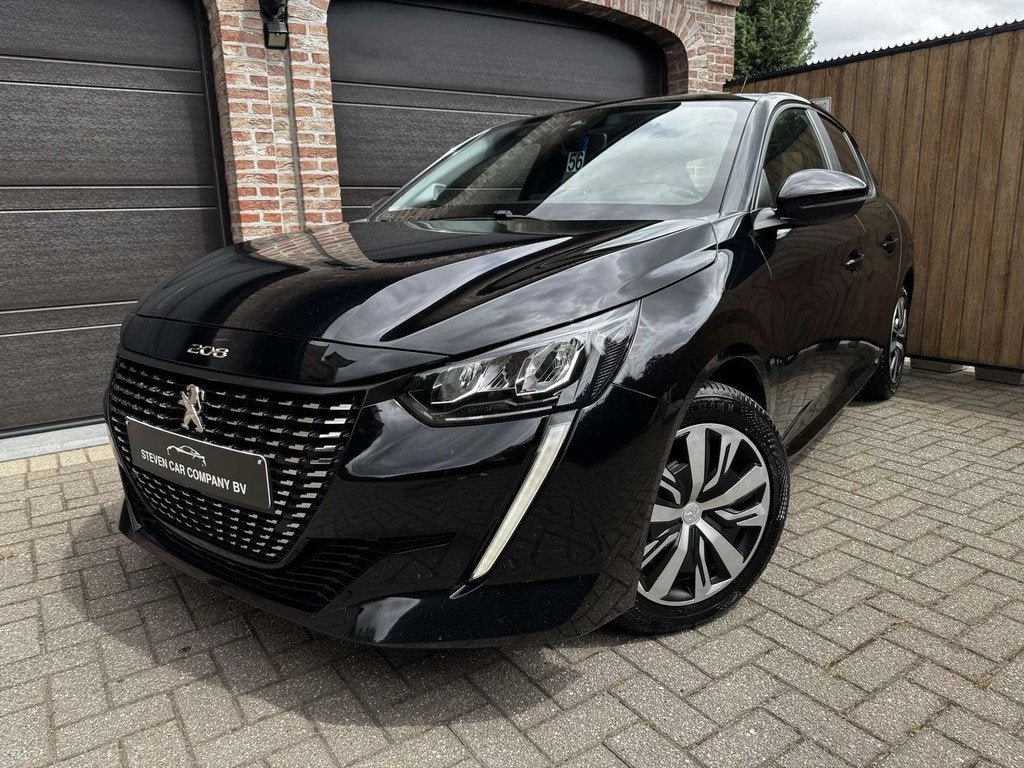 Peugeot 208 | LED | CARPLAY | A/C | CRUISE CONTROL | LANE AS, Stof, 1199 cc, 1055 kg, Zwart