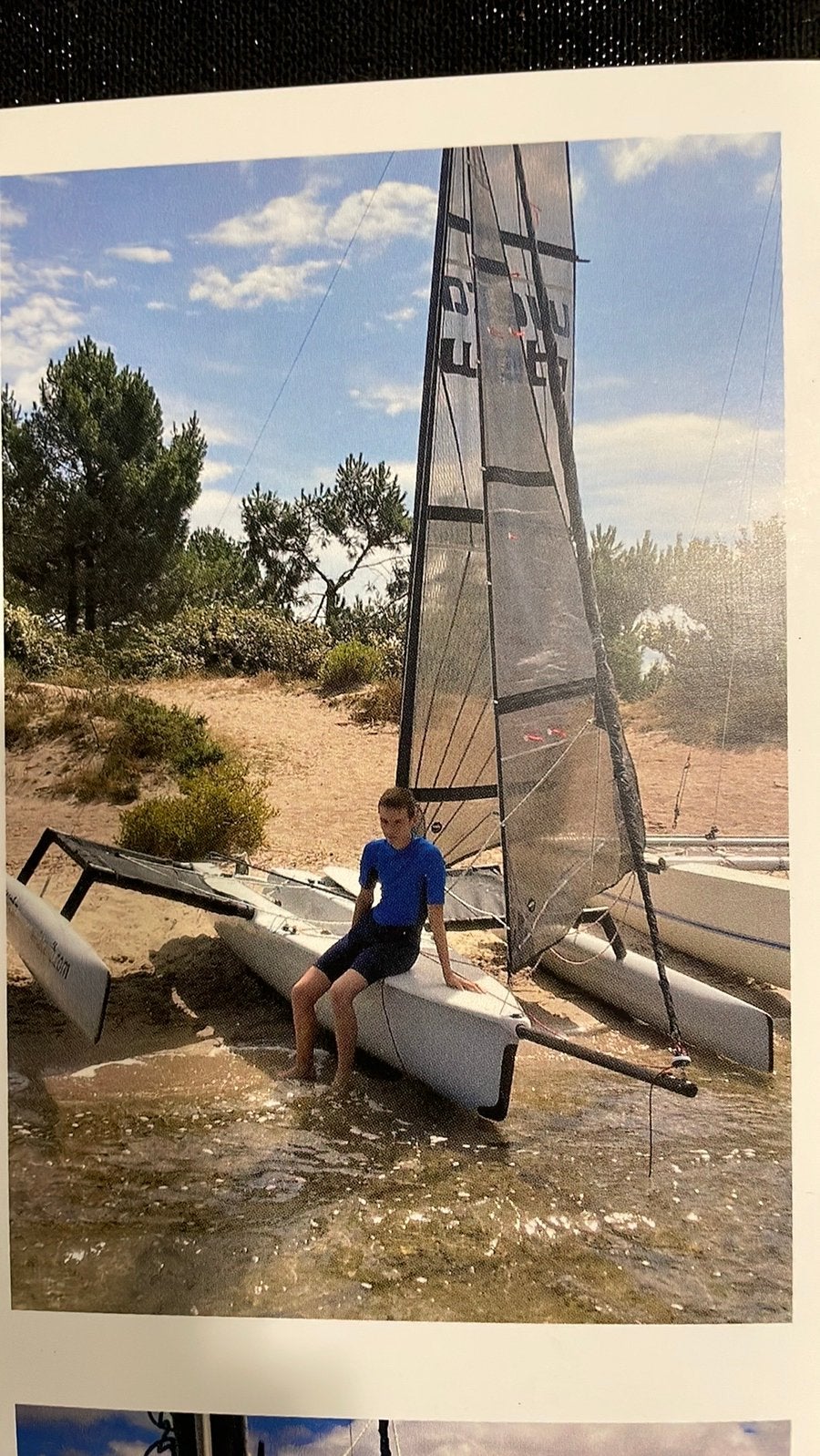 Trimaran Weta (289) de 2010 avec 3 jeux de voile, 3 m, Composite, Autres types, 1 cm