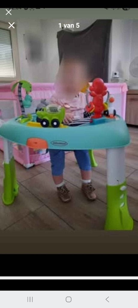 Speeltafel Infantino, Ophalen, Gebruikt