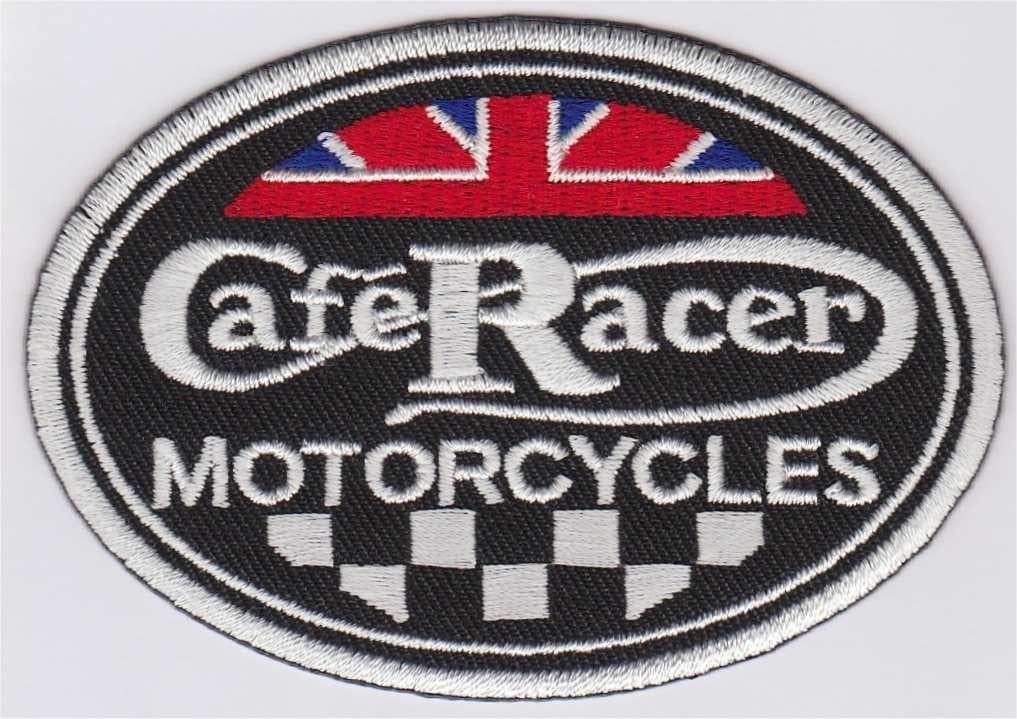 Cafe Racer Motorcycles stoffen opstrijk patch embleem #4, Envoi