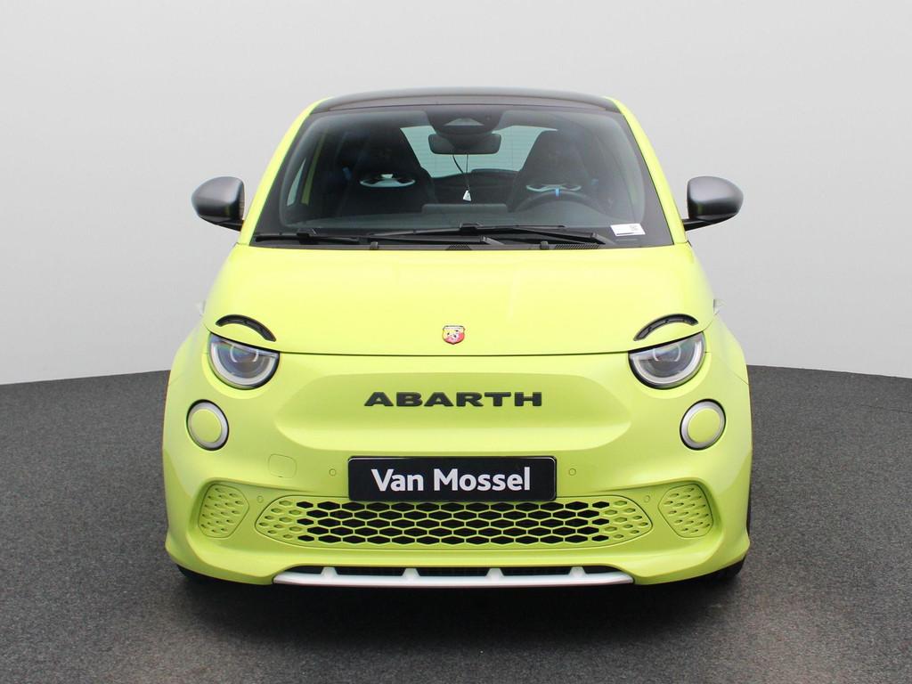 Abarth 500e Scorpionissima 42 kWh | Apple & android Carplay, Auto's, 4 zetels, 114 kW, Gebruikt, Parkeersensor
