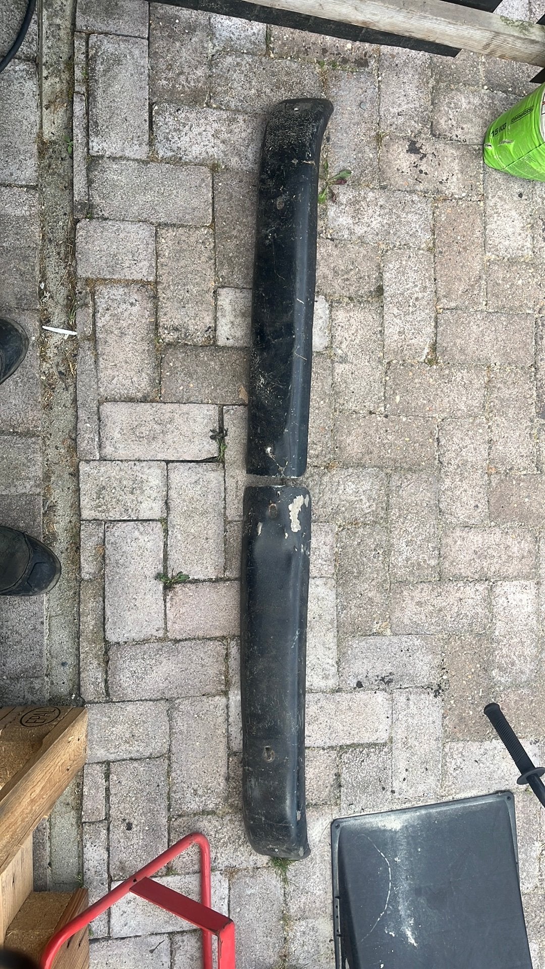 Bedford cf 250 +- 1975 voorbumpers., Enlèvement, Utilisé, Avant, Pare-chocs