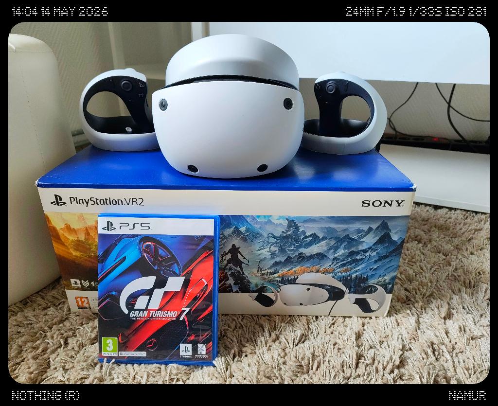 Sony PS VR 2-headset + Gran Turismo 7-spel, Games en Spelcomputers, Ophalen of Verzenden, Zo goed als nieuw