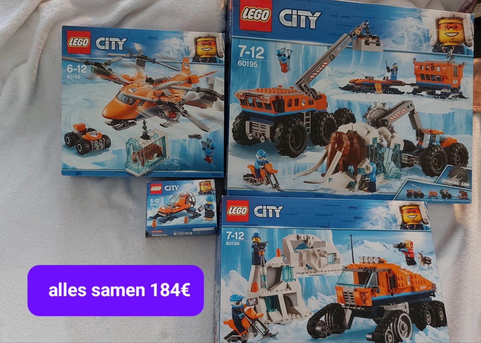 Lego Noordpool, Ophalen, Lego