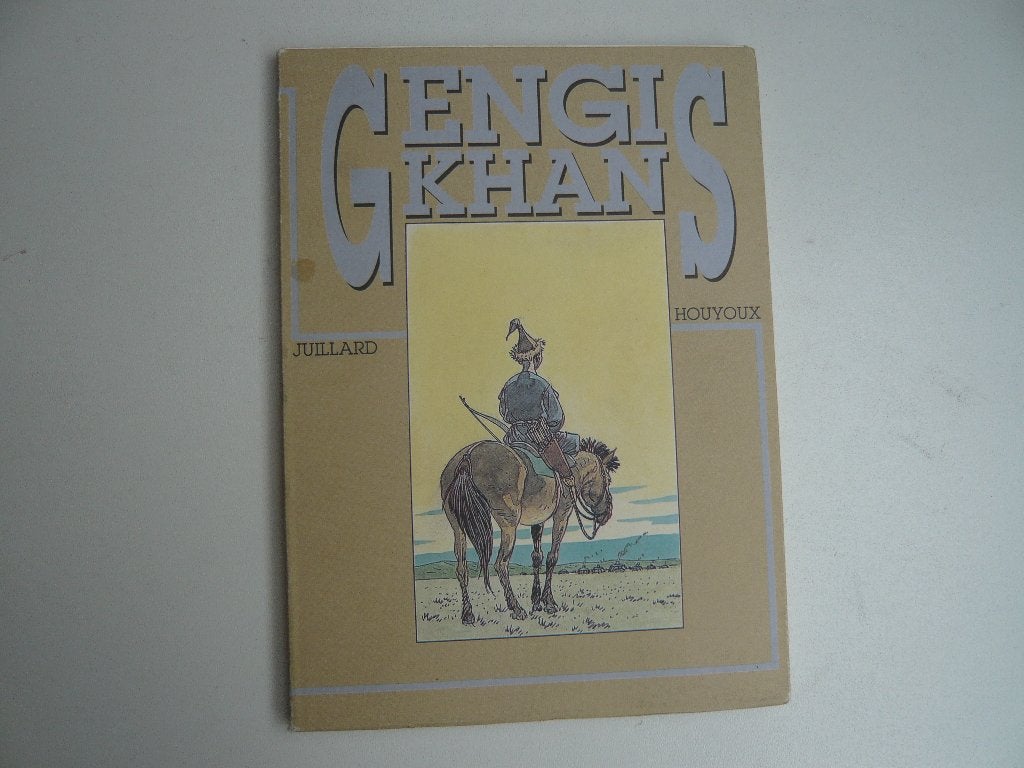Bd GENGIS KHAN (EO 1989 tbe) de JUILLARD avec porfolio, Enlèvement ou Envoi, Une BD, Utilisé, JUILLARD / HOUYOUX