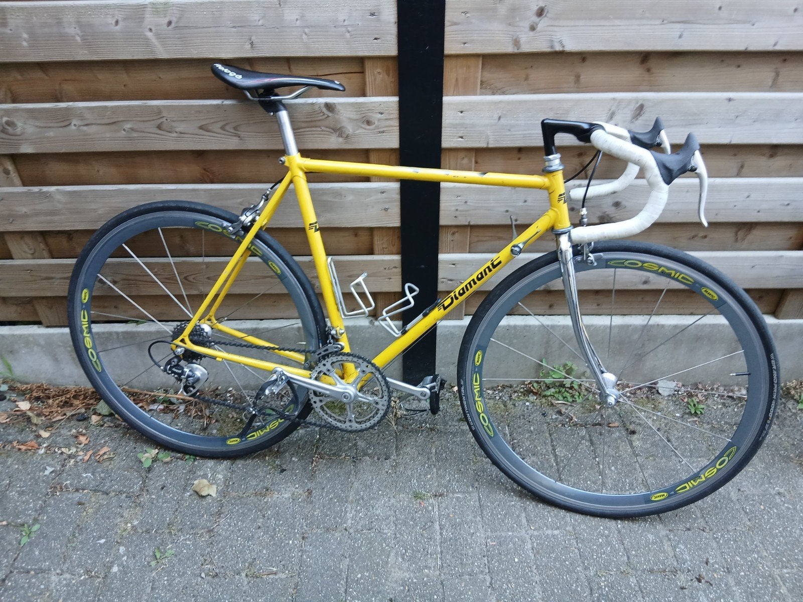 diamant koersfiets, Ophalen
