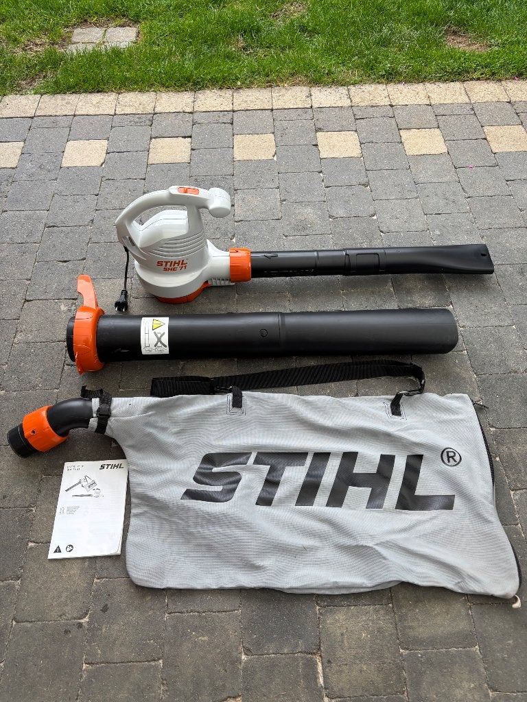 Souffleur STIHL SHE 71, Électrique, Porté à la main, Comme neuf, Enlèvement