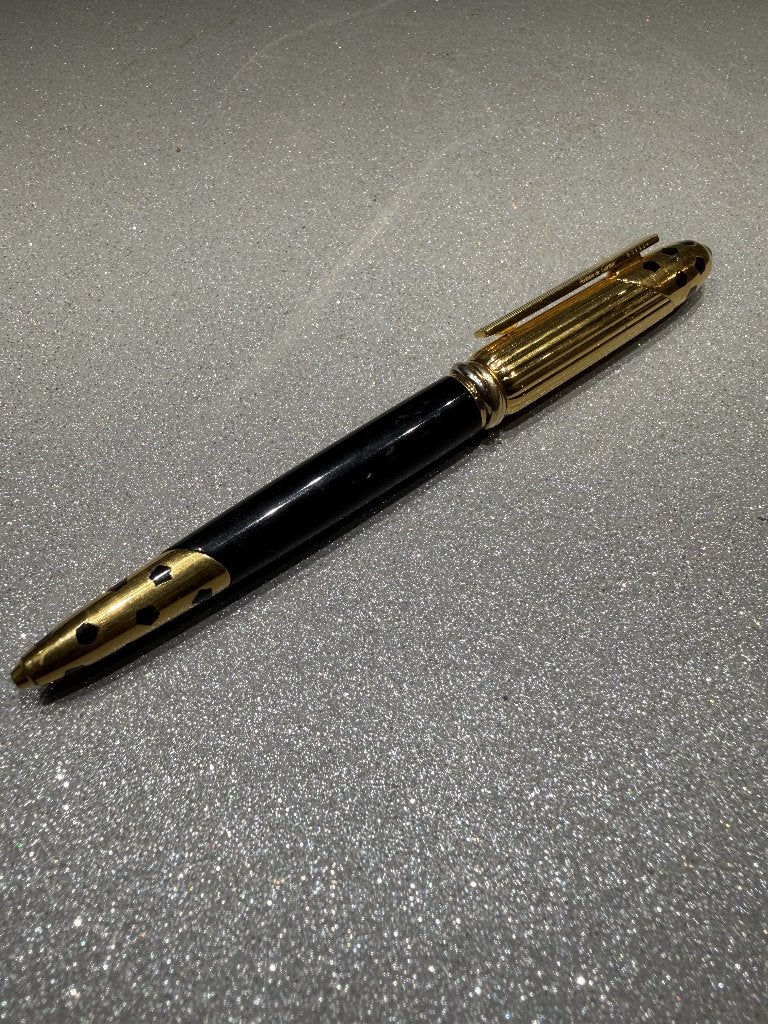 Cartier Panthère de Cartier balpen – verguld met zwarte lak, Ophalen of Verzenden, Balpen