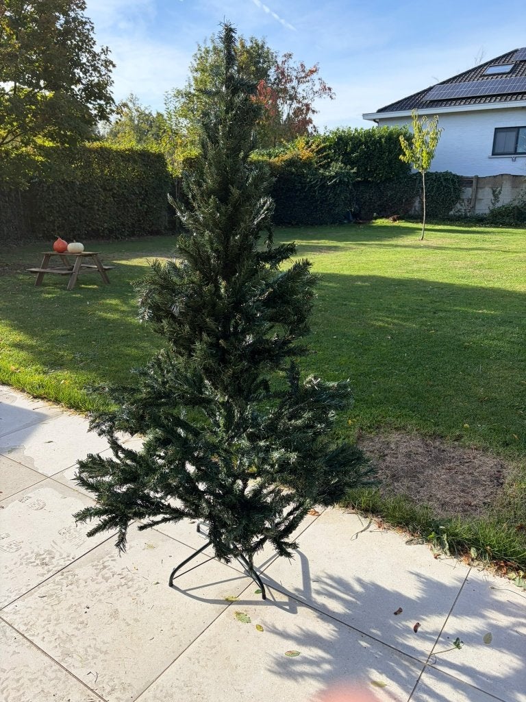 Kersboom te koop - L, Plastique, Comme neuf, Vert, Enlèvement