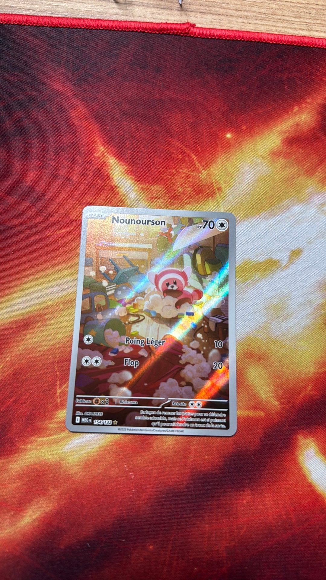 Carte pokémon Nounourson 154/132, Ophalen, Zo goed als nieuw