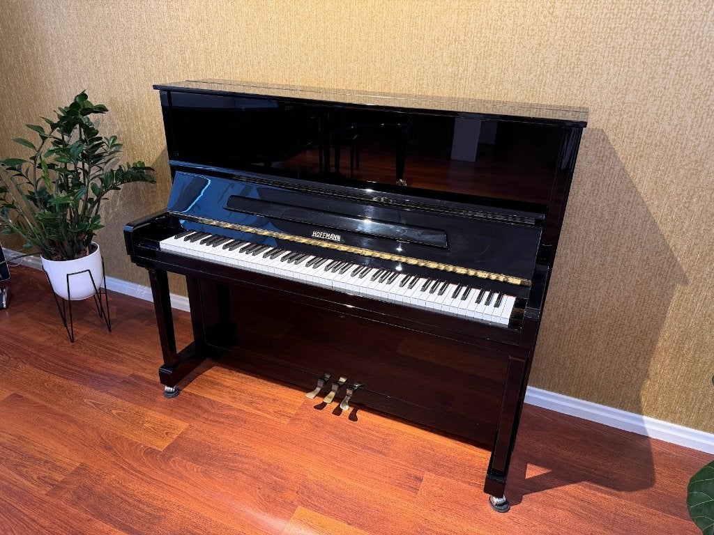 Hoffmann by C. Bechstein piano, Muziek en Instrumenten, Piano's, Gebruikt, Piano, Zwart, Hoogglans, Verzenden