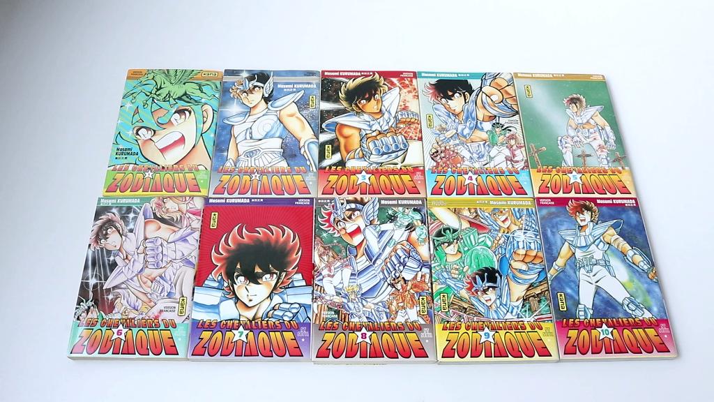 Saint Seiya Première Édition Kana 10 premiers Tomes, Livres, Plusieurs BD, Masami Kurumada, Utilisé, Envoi