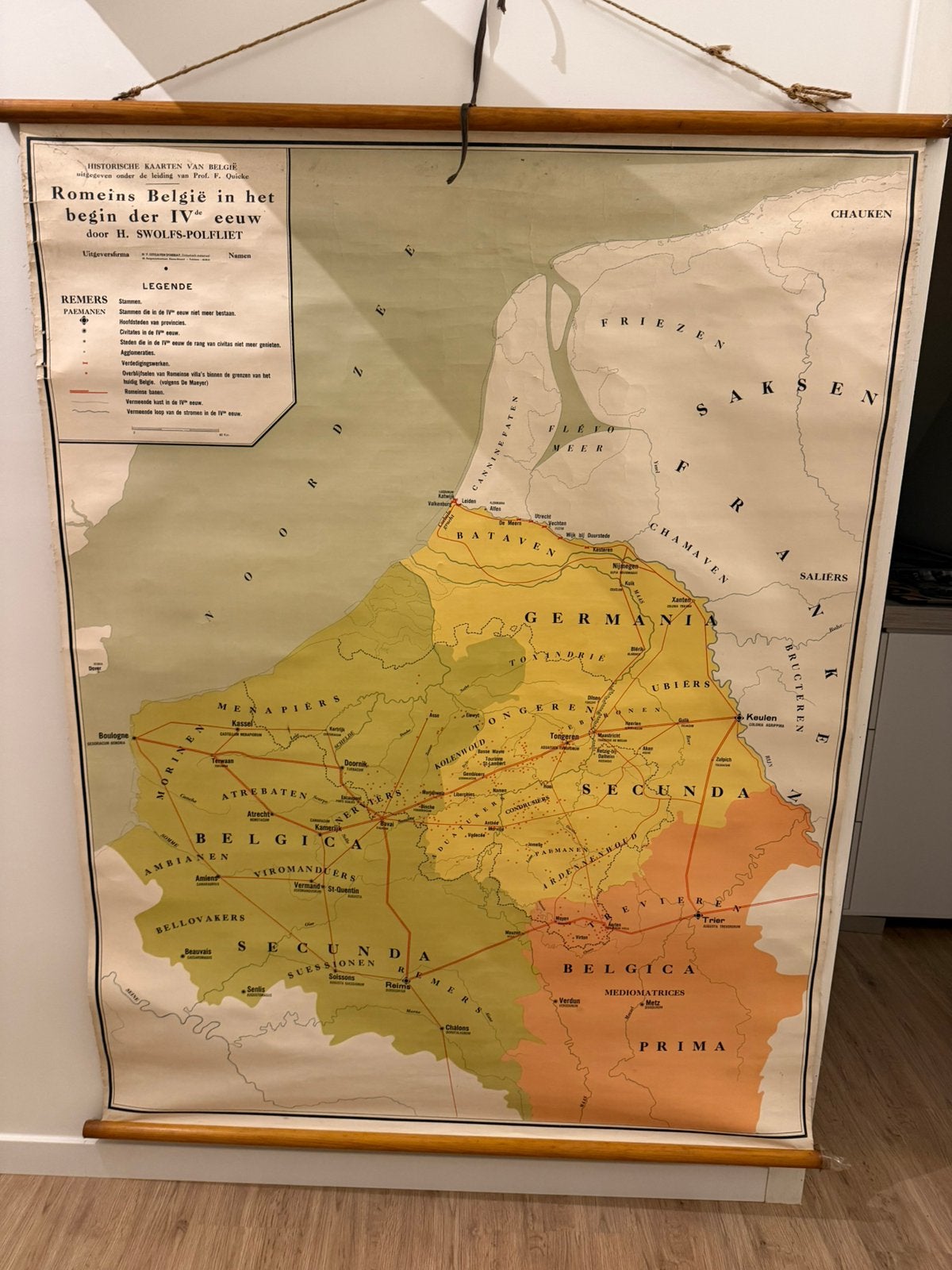 Romeins rijk,historische kaart, Antiek en Kunst, Ophalen of Verzenden