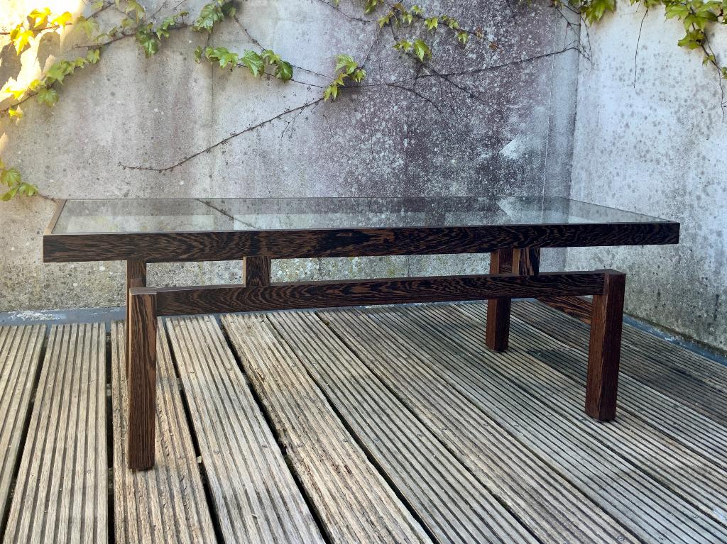 Nieuwe design salontafel in Wengé, Ophalen, Minder dan 50 cm, 50 tot 100 cm, Vintage design chique