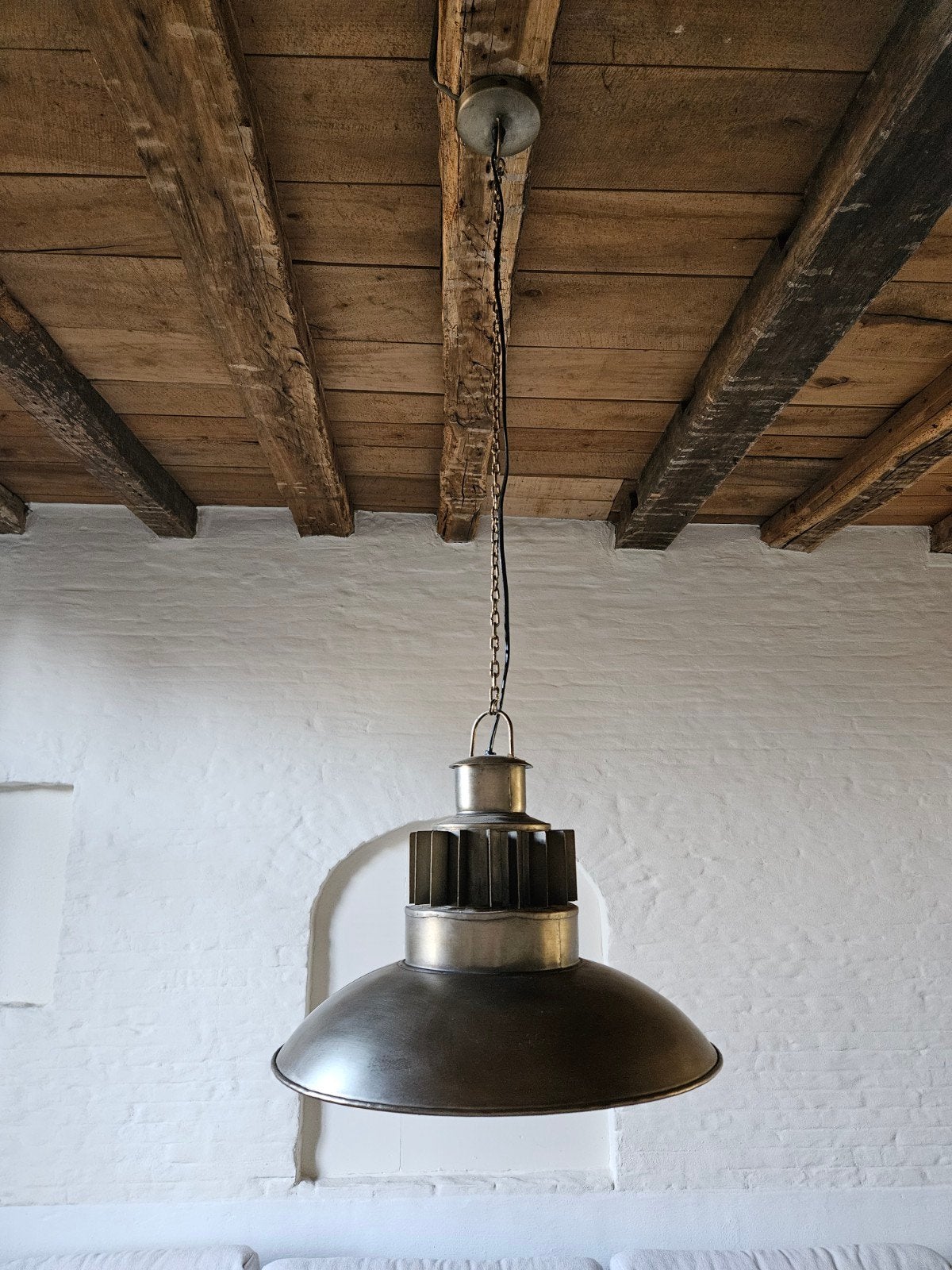 Hanglamp, Ophalen, Zo goed als nieuw, Metaal, Industrieel