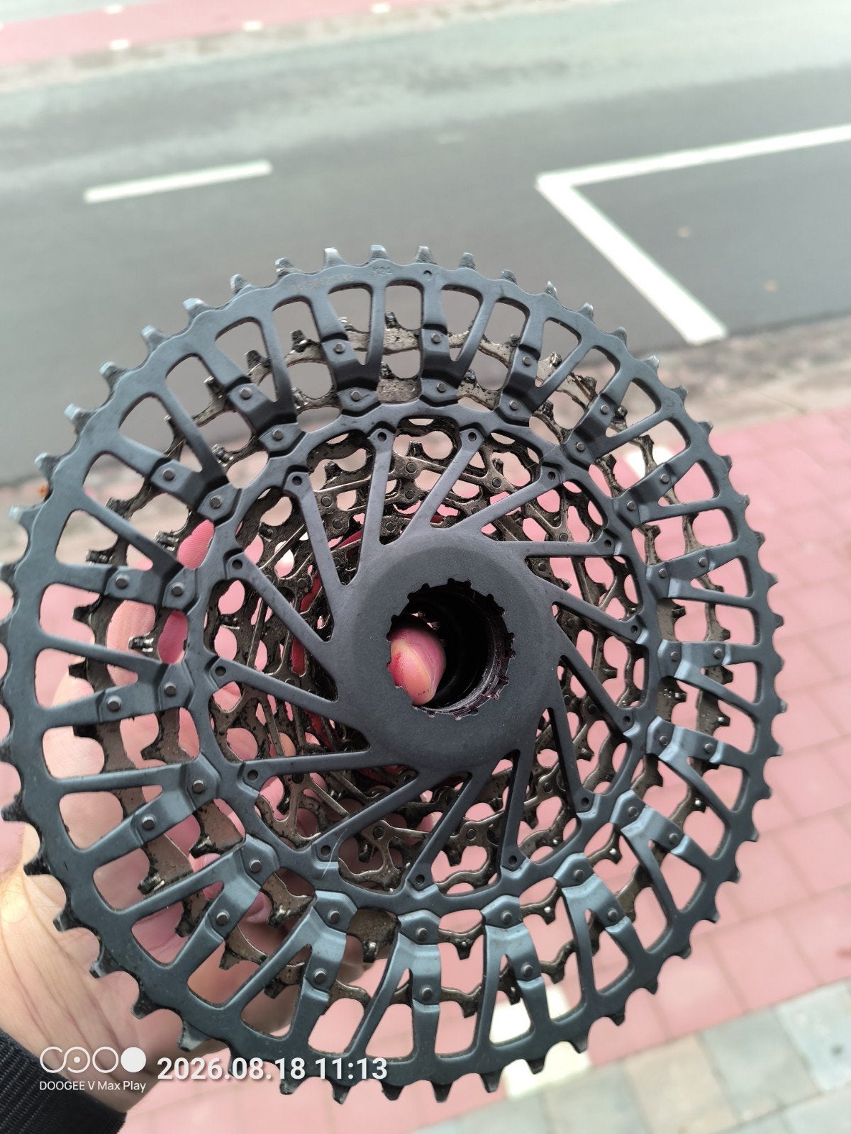 cassette SRAM 10-52 T-type, Ophalen