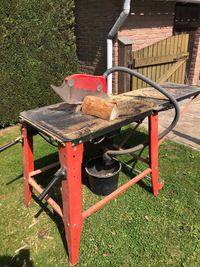 Table de sciage, Ophalen, Gebruikt, Hout