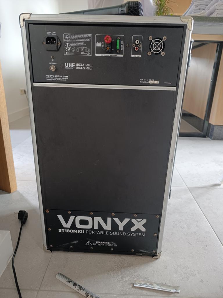 Vonyx st 180 mkll mobiele geluidsinstallatie, Ophalen