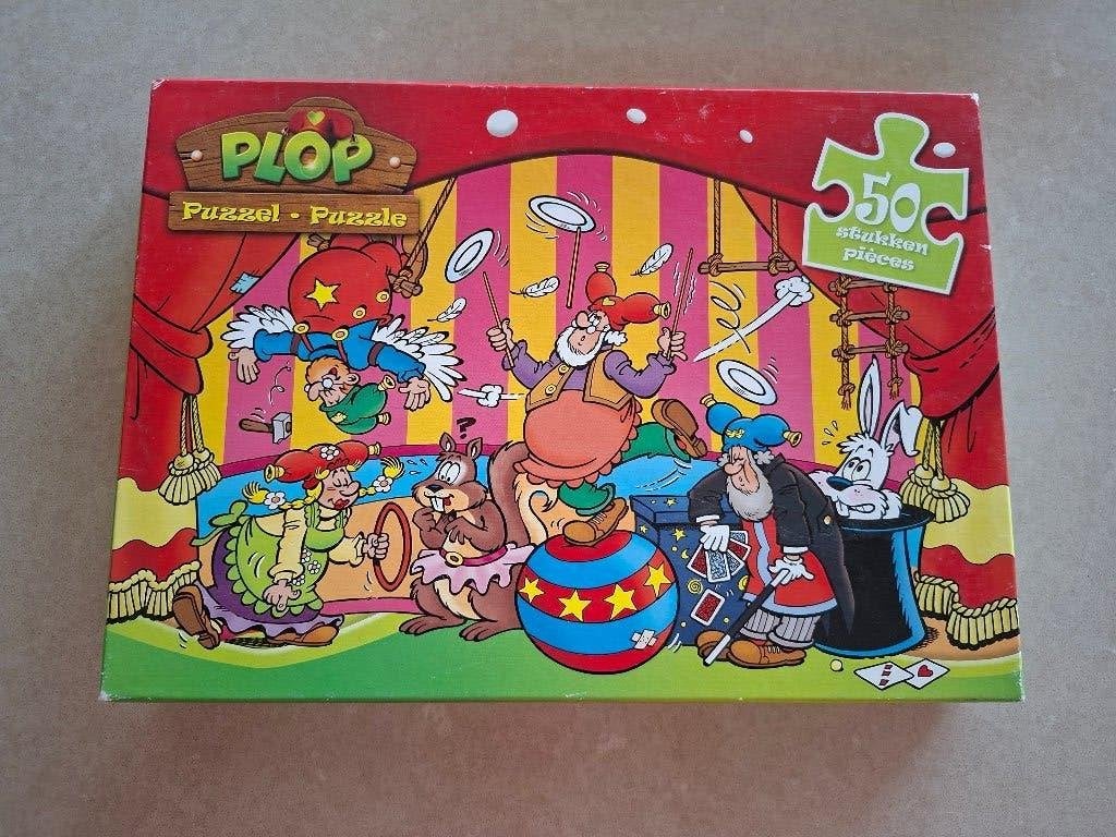Plop puzzel 50st, Kinderen en Baby's, Ophalen of Verzenden, 10 tot 50 stukjes, Zo goed als nieuw
