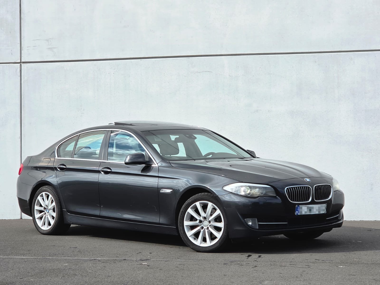 BMW 520d F10 AUTOMATIQUE 190CV Toit ouvert en parfait état, Autos, Cuir, Entreprise, Automatique, Ordinateur de bord