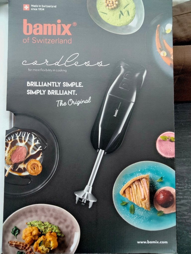 Bamix mixer draadloos, 3 tot 4 liter, Ophalen, Nieuw, 2 snelheden