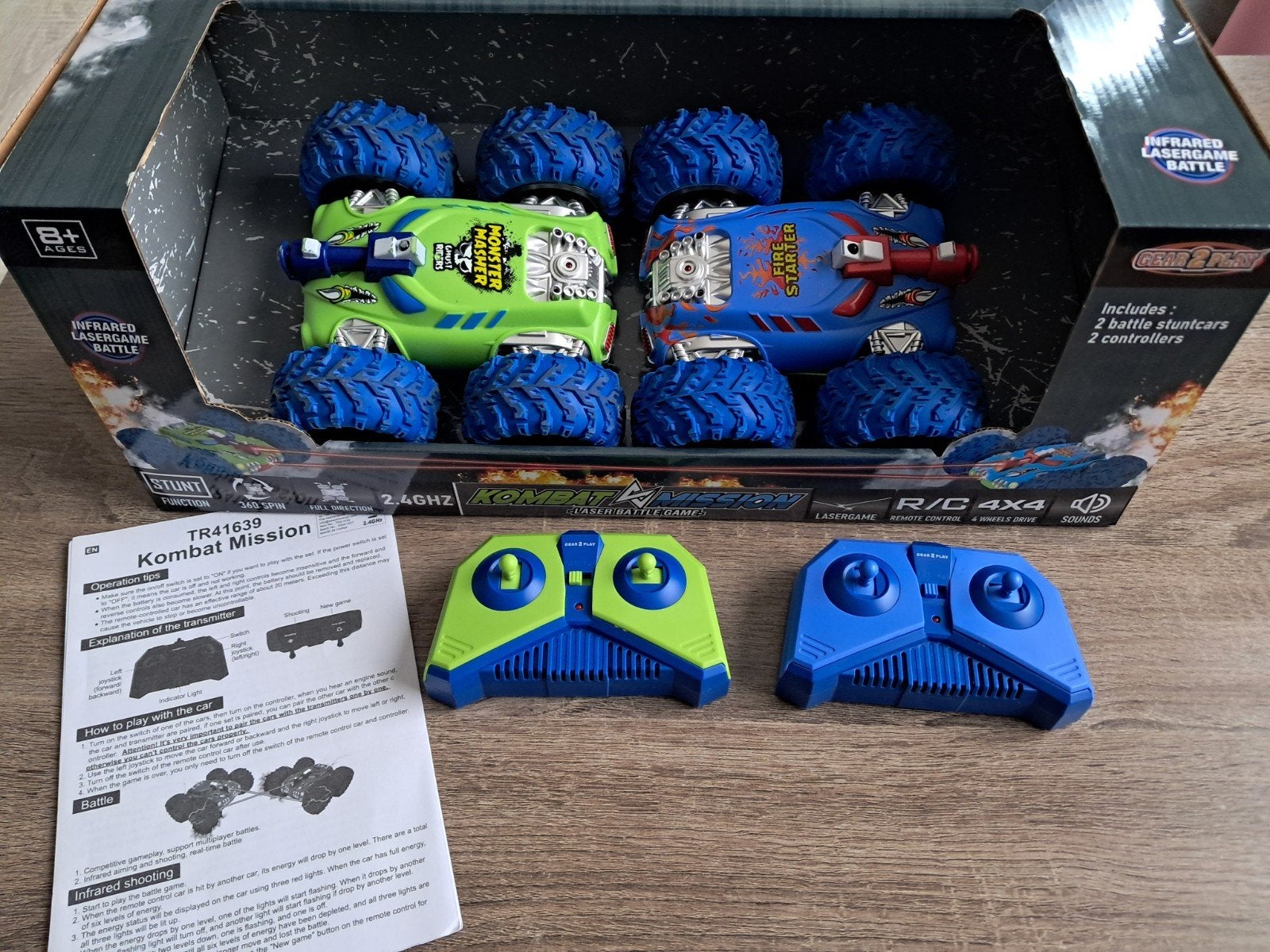 Jeu de combat laser Gear2Play RC Kombat Mission, Enfants & Bébés, Jouets | Autre, Comme neuf, Garçon ou Fille, Enlèvement ou Envoi