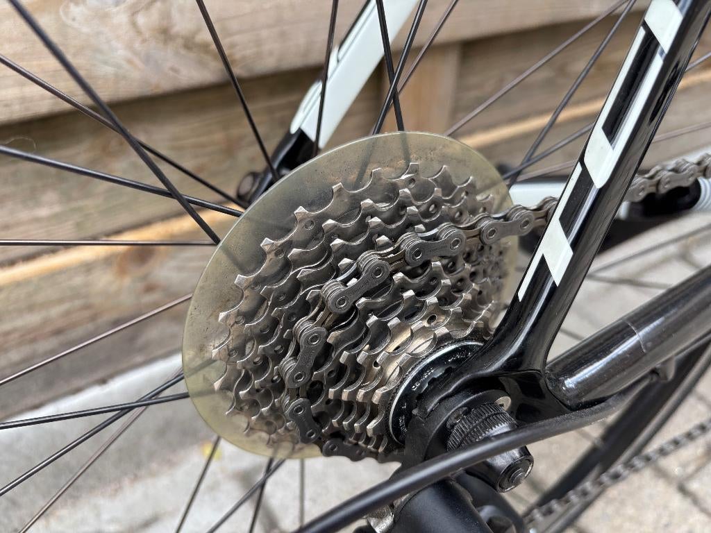 koersfiets Giant TCR volledig carbon in uitmuntende staat, Enlèvement, 53 à 57 cm, 28 pouces, 15 à 20 vitesses