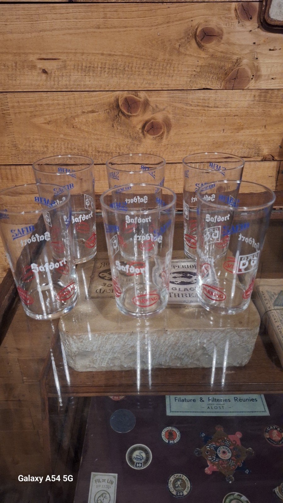 limonade glazen de gheest, Verzamelen, Glas en Drinkglazen, Ophalen of Verzenden