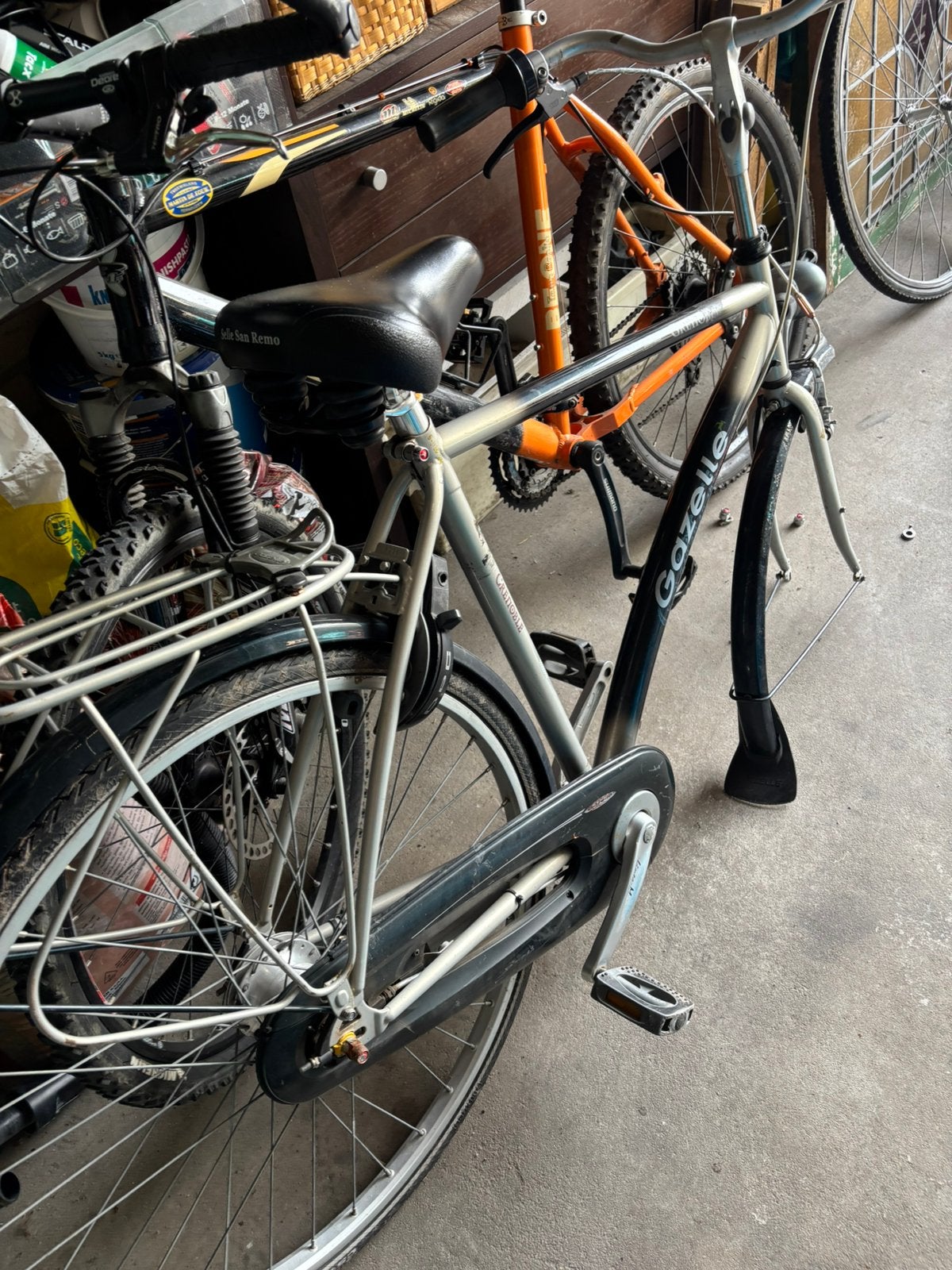 Gazelle heren fiets gebruikt, Frein sur jante, Enlèvement ou Envoi, 57 à 61 cm, Utilisé