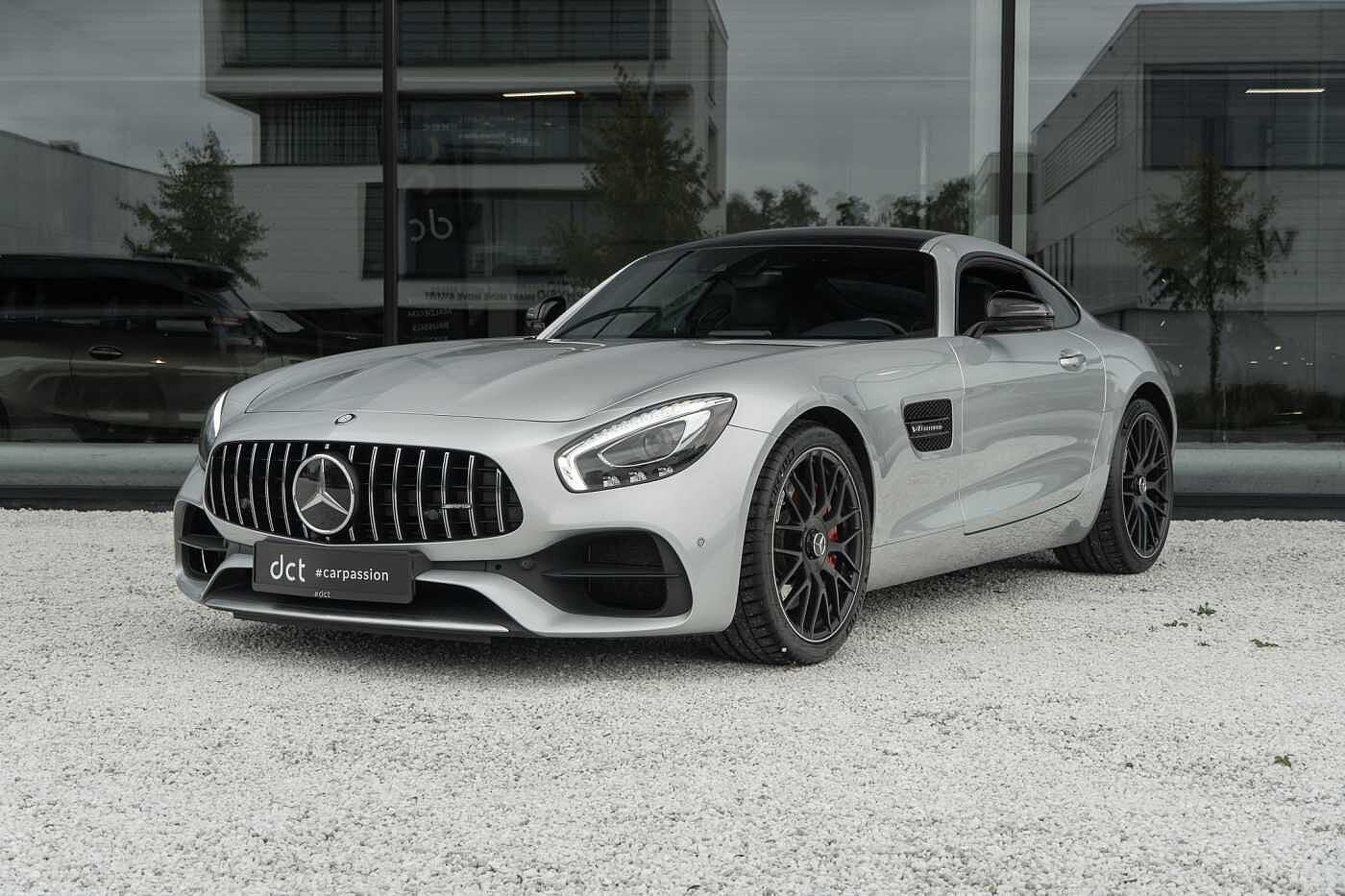 Mercedes-Benz AMG GT Coupé 4.0 V8 full history Massage Pano, Autos, Cuir, Argent ou Gris, Achat, Entreprise