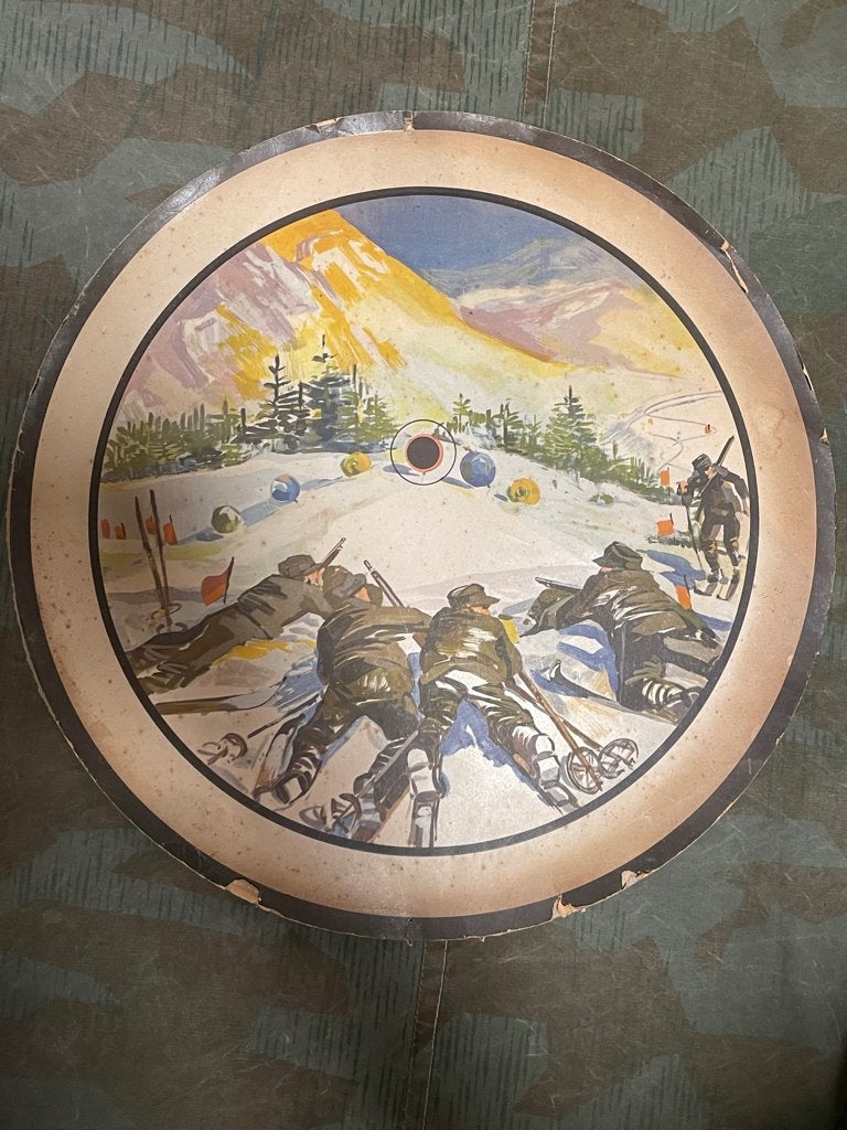 WW2 Duits - Wehrmacht - Schützenscheibe -Schietschijf, Ophalen of Verzenden