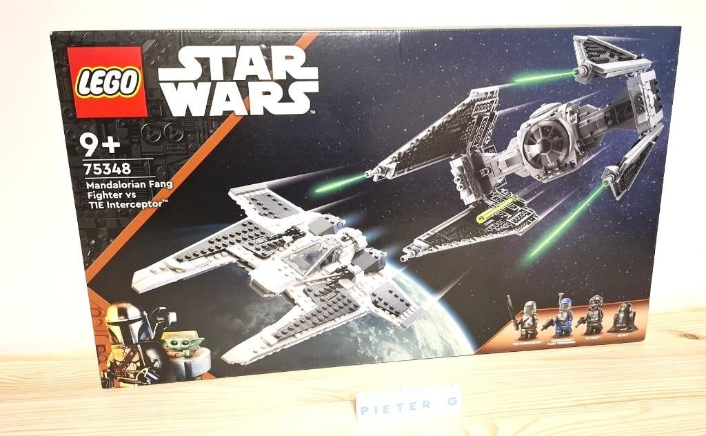 75348 Lego Mandalorian Fang Fighter vs TIE Interceptor Nieuw, Star Wars, Verzenden, Lego, Nieuw