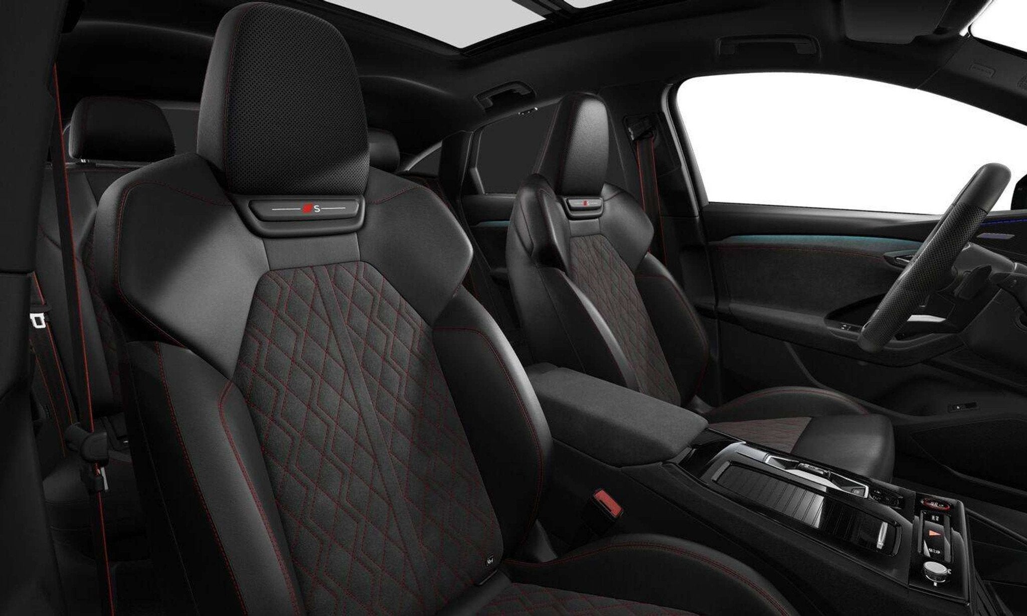 Audi SQ6 e-tron SQ6 Sportback e-Tron l Pano l B&O l 360 Cam, Auto's, Audi, Automaat, Gebruikt, Zwart, Adaptive Cruise Control