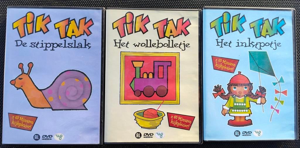 3 Dvd's van Tik Tak. Samen voor 1 prijs, Ophalen