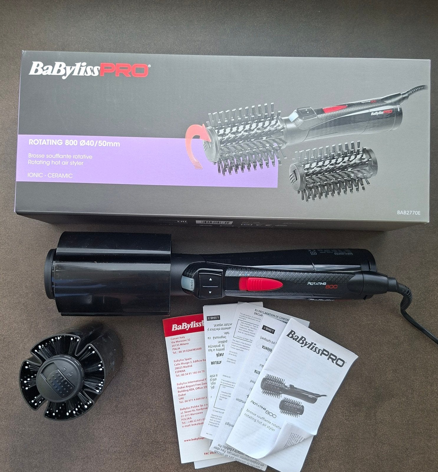 Babyliss Pro - Brosse soufflante rotative, Enlèvement