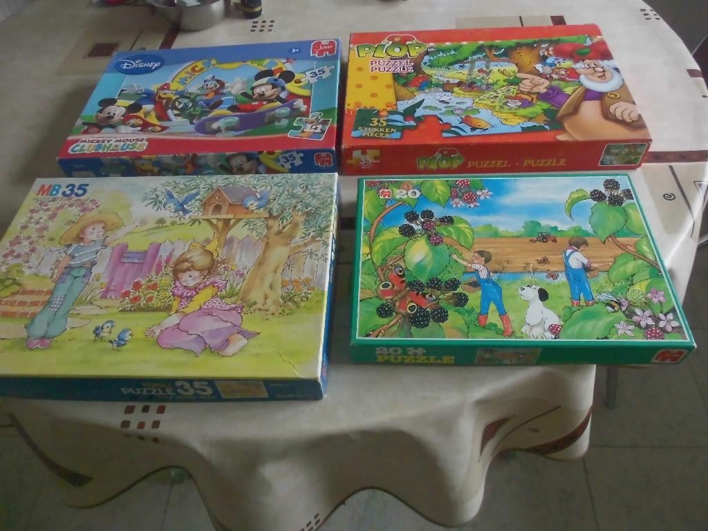 legpuzzels 20 en 35 stuks per puzzel, Ophalen, 10 tot 50 stukjes, Gebruikt, 6 jaar of ouder
