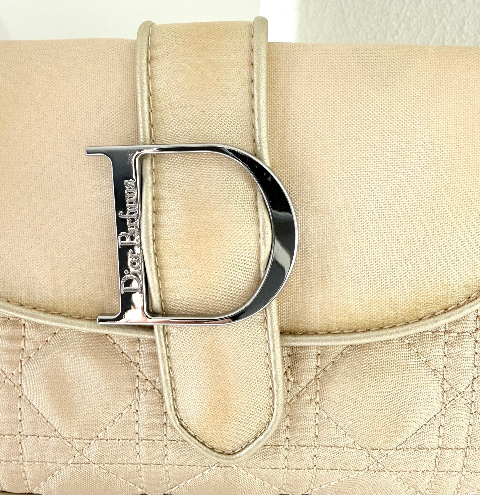 DIOR VINTAGE TOILETTAS/CLUTCH, AUTHENTIEK 💛💛💛, Handtassen en Accessoires, Tassen | Damestassen, Verzenden, Zo goed als nieuw