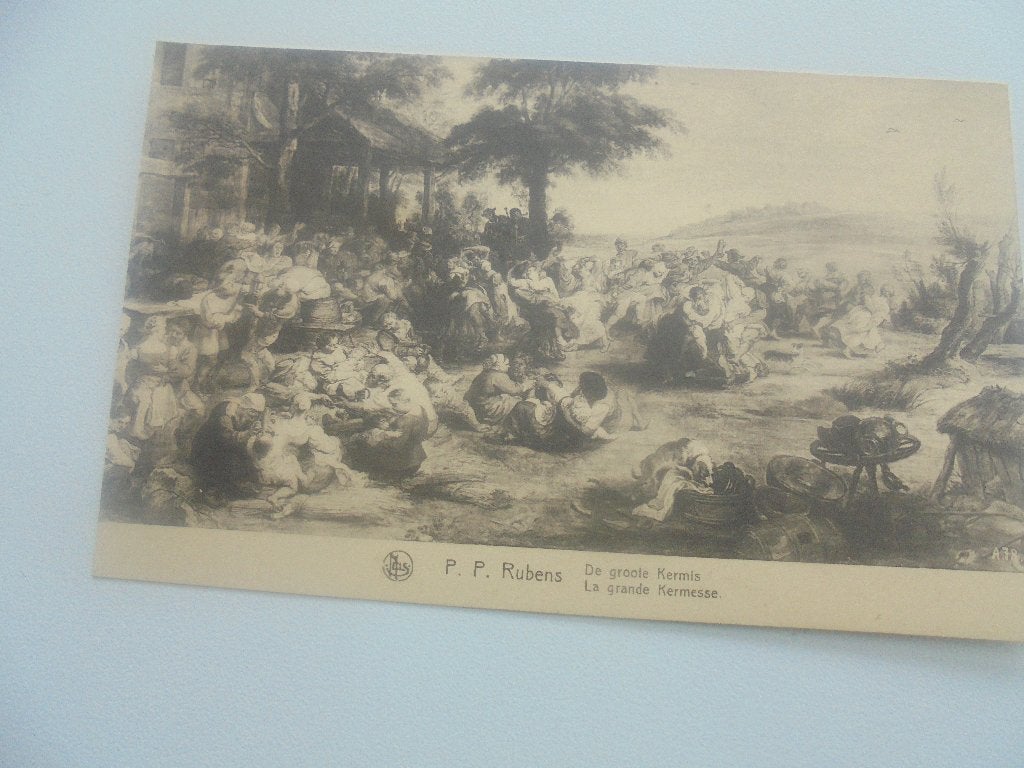 brussel museum-schilderijen van bekende schilders-10 kaarten, Verzenden, 1920 tot 1940, Ongelopen, Brussel (Gewest)