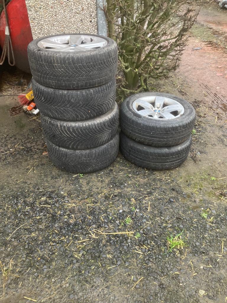 BANDEN OP BMW VELGEN, Auto-onderdelen, Banden en Velgen, Ophalen, Gebruikt, All Season, Band(en)